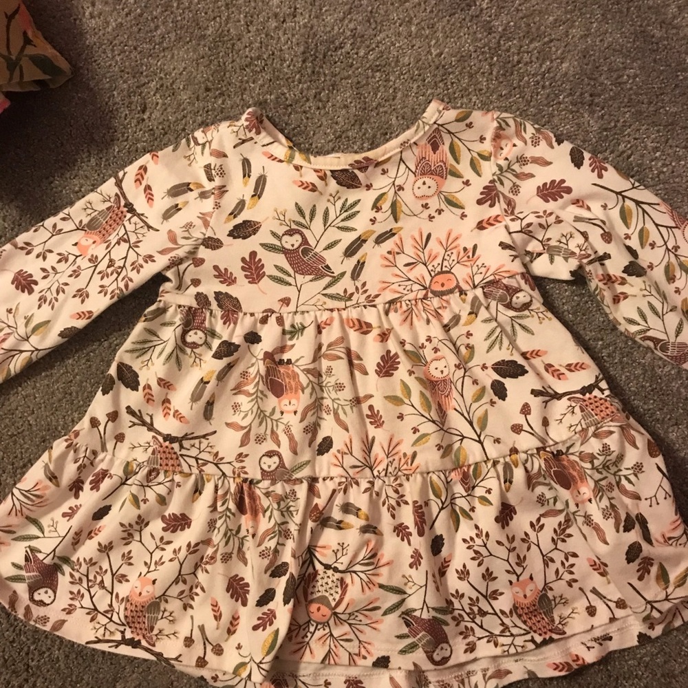 Maggie & Zoe Owl Long Sleeve Shirt. Size 18M